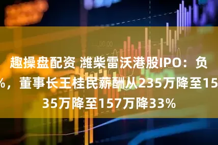趣操盘配资 潍柴雷沃港股IPO：负债率为80%，董事长王桂民薪酬从235万降至157万降33%