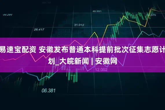 易速宝配资 安徽发布普通本科提前批次征集志愿计划_大皖新闻 | 安徽网